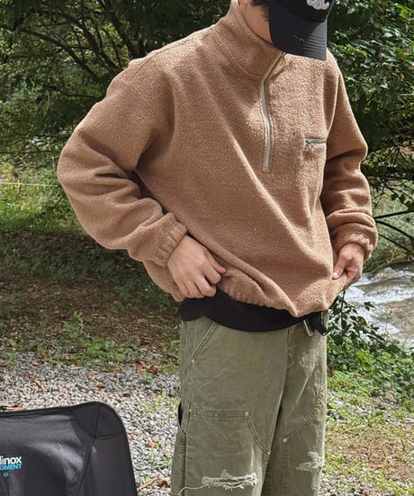 half zip sherpafleec pullover /6color　NL2092