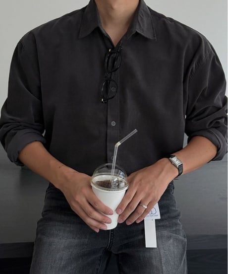 classic cotton relaxed shirt　NL2315