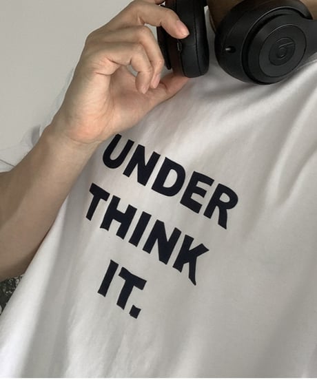 underthink it graphic tee /2color　NL2119