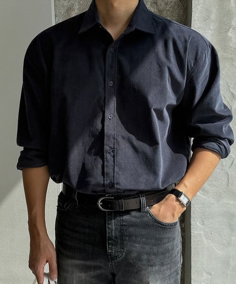 classic cotton relaxed shirt　NL2315