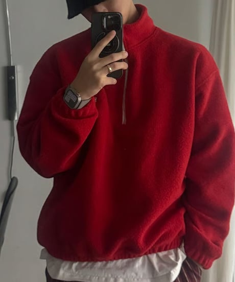 half zip sherpafleec pullover /6color　NL2092