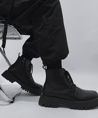 side zip lace-up boots　NL2014