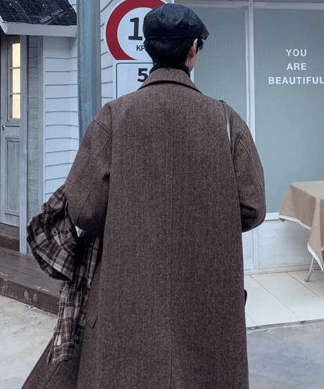 long woolblend chester coat　NL2081