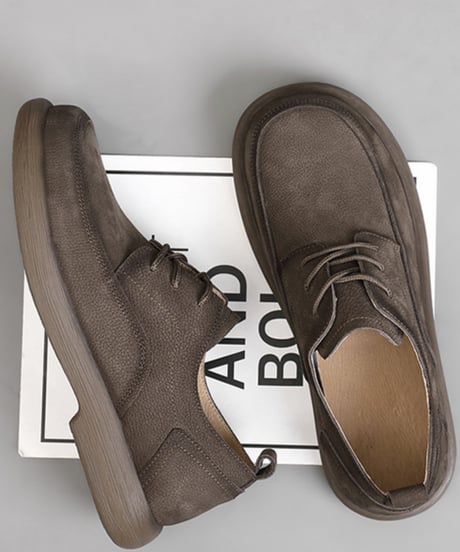 casual leather derby shoes /3color　NL2375