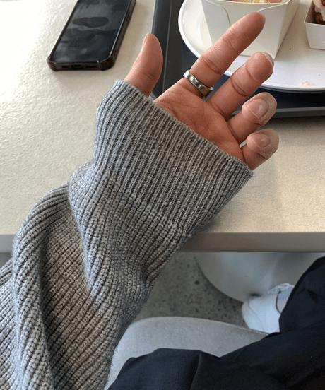 half zip ribbed knit sweater /2color　NL2116