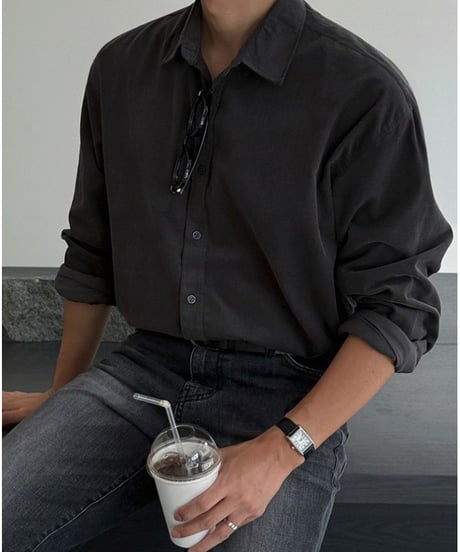 classic cotton relaxed shirt　NL2315