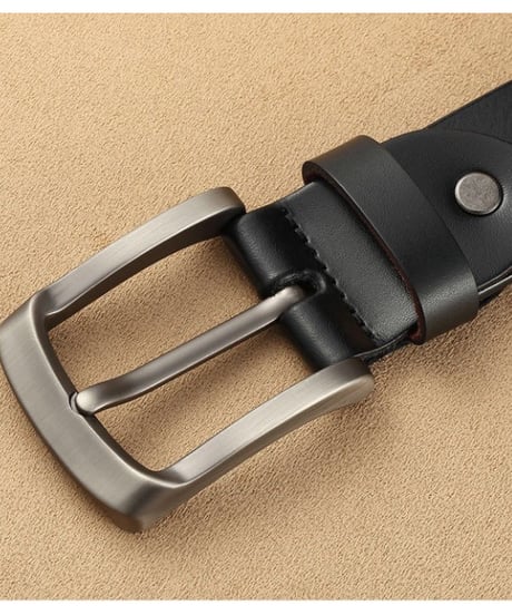 retoro pin buckle leather belt /2color　NL2296