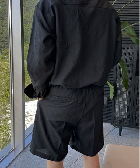 urban relax black short pants　NL2324