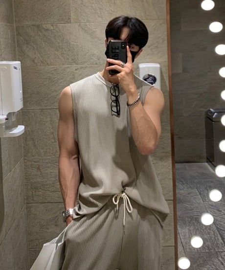 urban pleated sleeveless setup /2color　NL2304
