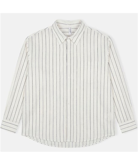 relax fit stripe long sleeve shirt　NL2335