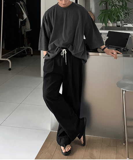 oversized drop shoulder t-shirt /2color　NL2332
