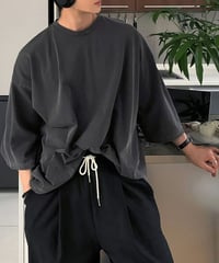 oversized premium cotton tee /2color　NL2333