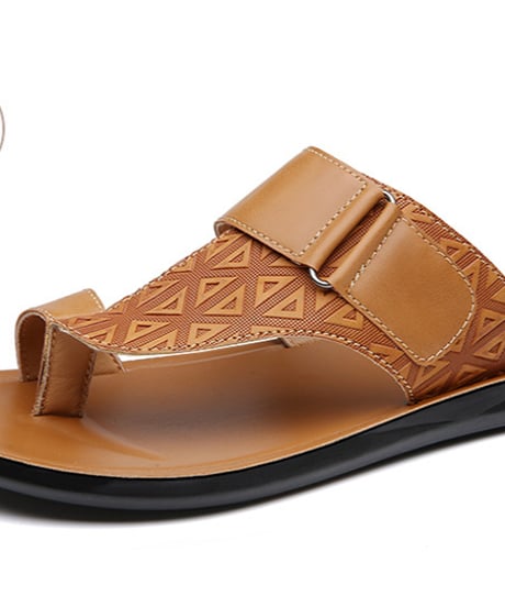 men's geometric strap sandals/3color　NL2379