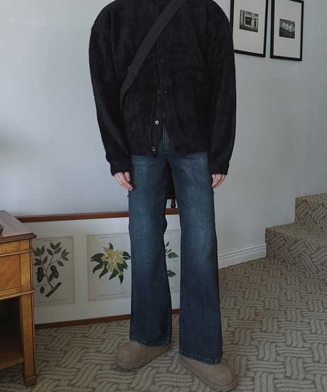 oversized brushed cardigan/5color　NL2090