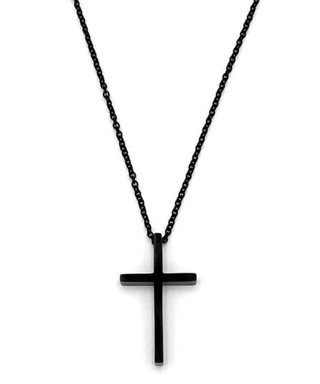 minimalist sleek cross pendant necklace /2color　NL2248