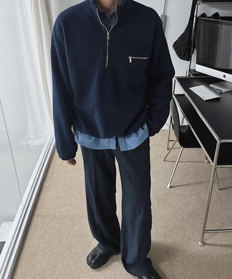 half zip sherpafleec pullover /6color　NL2092