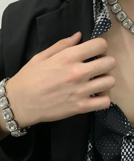 classic crystal cushion bracelet　NL2240