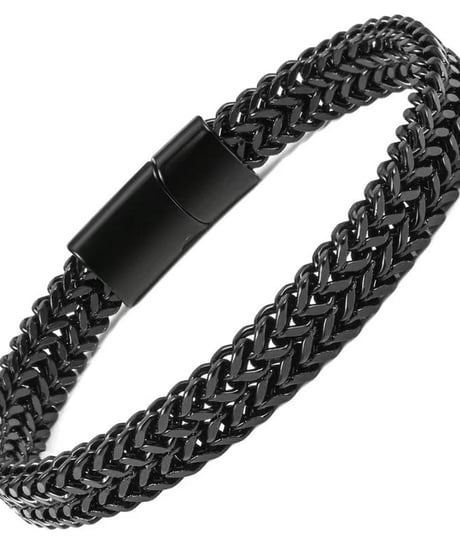 heavy mesh chain bracelet / 2color　NL2235