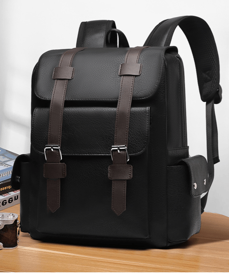 vintage leather backpack /2color　NL2278