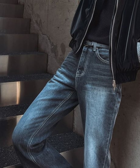 modern flare denim pants　NL2349