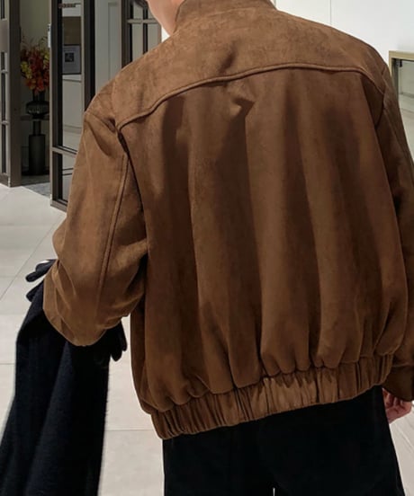 oversized suede jacket /2color　NL2158