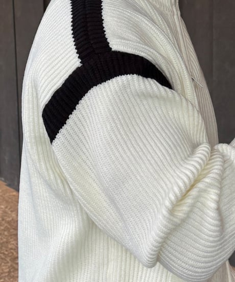 ribbed knit track jacket　NL2140