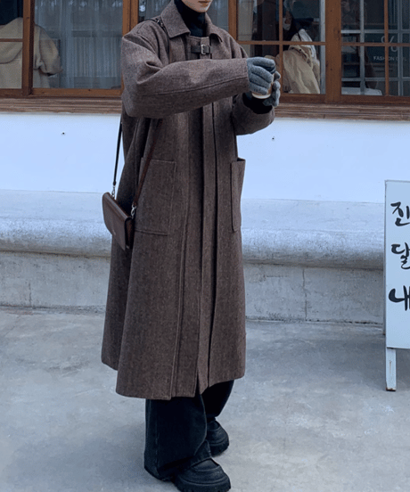 long woolblend chester coat　NL2081