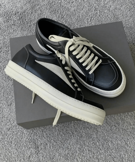 rick owens vintage sneakers black milk　NL2369