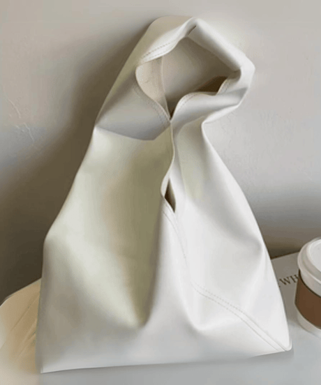 minimalist leather hobo tote bag /5color　NL2286