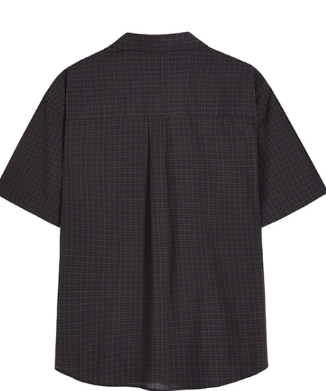 vintage check short sleeve shirt　NL2405
