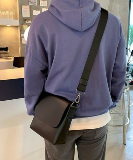 minimal pu leather shoulder bag　NL2298