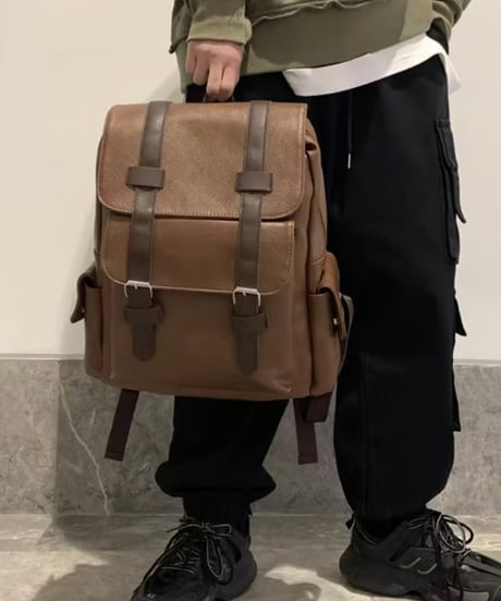vintage leather backpack /2color　NL2278