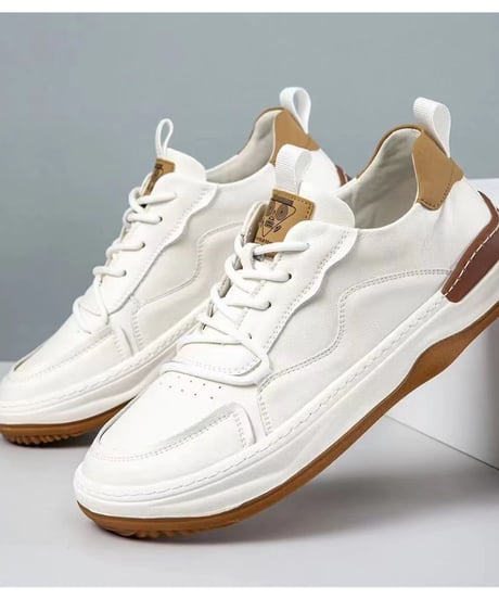 leather sneakers /2color　NL2361