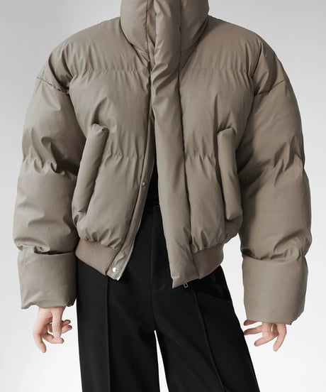 short stand collar puffer jacket/3color　NL2076
