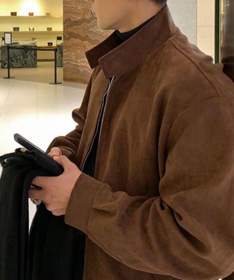 oversized suede jacket /2color　NL2158