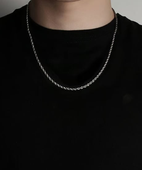 twist rope chain necklace　NL2207