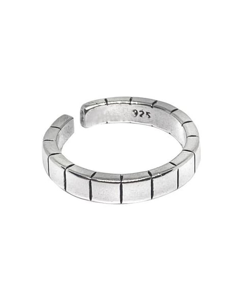 chunky silver statement ring　NL2020