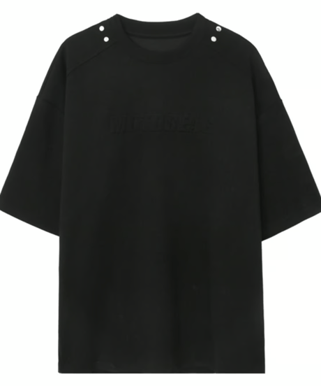 motdreag oversized snap button set-up /2color　NL2308