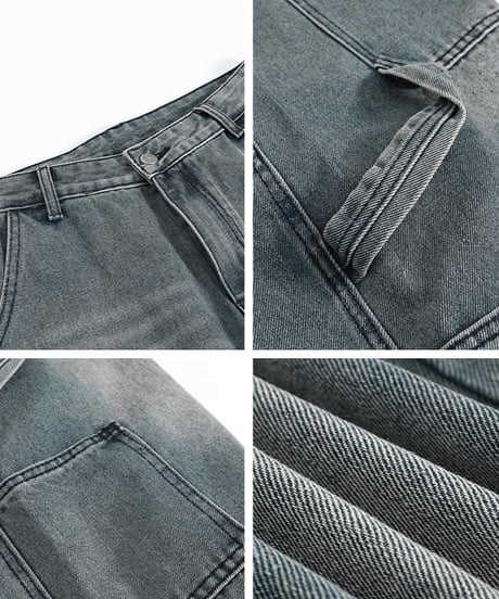 vintage carpenter denim shorts/tee　NL2407