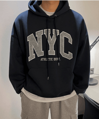 nyc athletic hoodie unisex /2color　NL2167