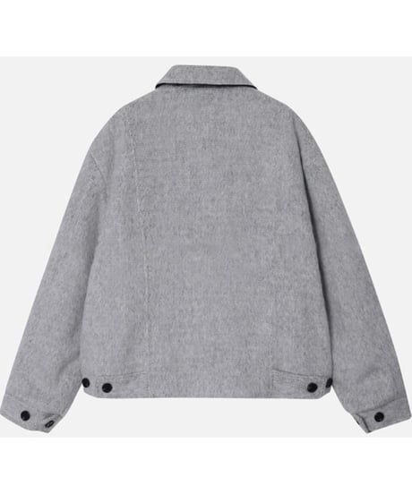 shaggy wool zip-up blouson /2color　NL2109