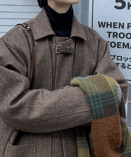 long woolblend chester coat　NL2081