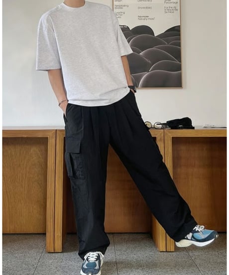 thick relaxed fit t-shirt /4color　NL2313