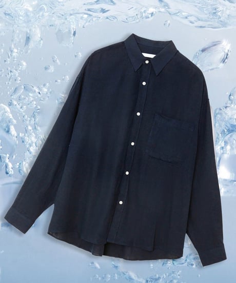 relaxed linen shirts /2color　NL2156
