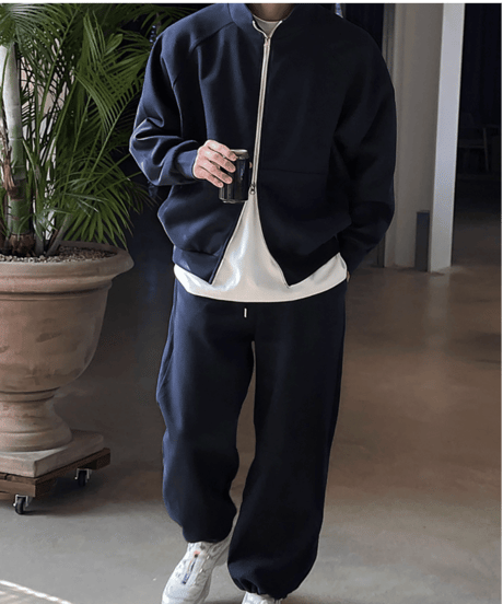 relax raglan zip up blouson /3color　NL2134