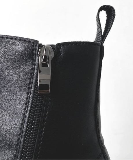 side zip lace-up boots　NL2014