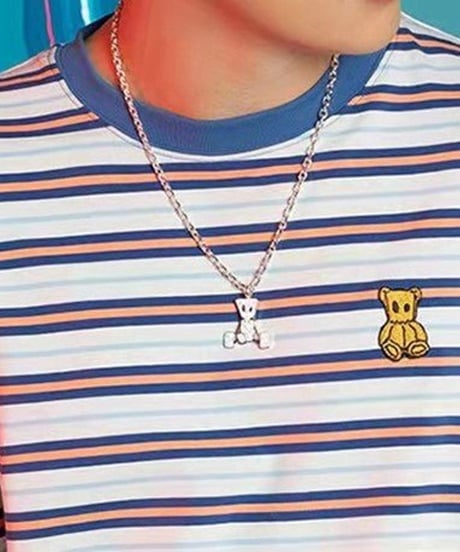 iced out hip hop alien robot pendant necklace　NL2249