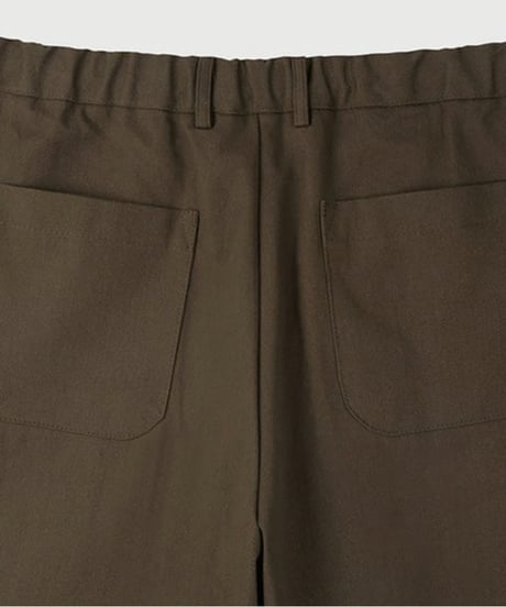 relax silhouette tuck pants /2color　NL2110