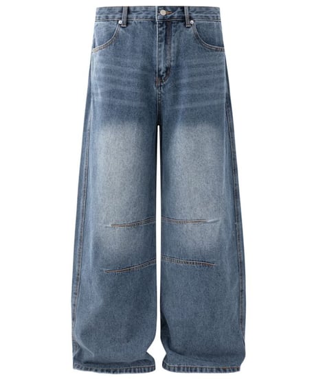 relaxed denim curve pants　NL2347