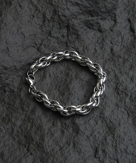 chunky silver chain bracelet　NL2193
